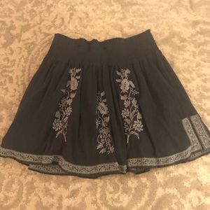 J.Crew Embroidered Skirt